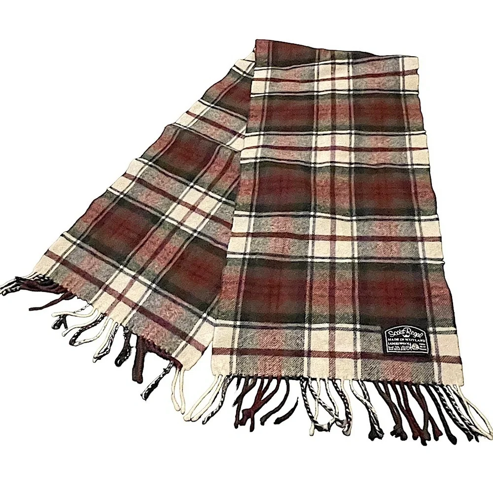 Scots Regal Made in Scotland Lambswool Plaid Scarf